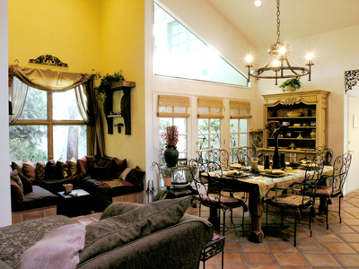 Living Room and Dining Area